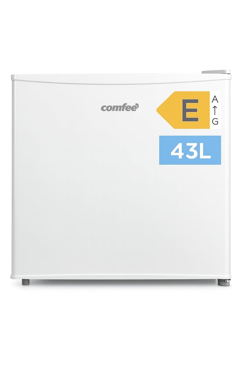 Comfee' RCD50WH2(E) Mini Réfrigérateur/Glacière 43L avec Compartiment Congélateur/Petit Réfrigérateur pour Chambre et Bureau/Refroidissement Rapide dans le Refroidisseur/Contrôle de Température/Blanc - 1