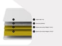 Vente-unique - Matelas 140 x 190 cm Mousse BZ Grand Confort ép.12cm - Party de YSMÉE - 7