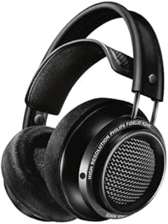 Philips Fidelio X2HR Over-Ear High Resolution Wired Headphones | Open-Back Design | Double-Layered Ear Shells | 50 mm Neodymium Drivers | Deluxe Memory Foam Earpads - 1