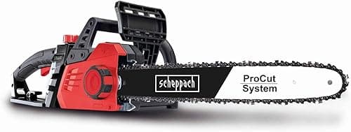 Scheppach CSE2600 Electric Chainsaw | 2400W Motor | 18" Bar | 15 m/s Speed | Tool-Free Tensioning