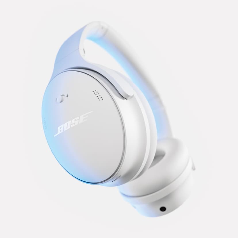 Bose QuietComfort SC Wireless Noise Cancelling Headphones, Bluetooth Over Ear Headphones with Up To 24 Hours of Battery Life, with Soft Case, White Smoke - 2