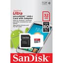 SanDisk Ultra 32GB microSDHC Memory Card + SD Adapter with A1 App Performance up to 98MB/s, Class 10, U1 - Amazon exclusive packaging - 3