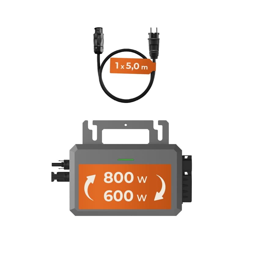 Hoymiles HMS-800W-2T Micro Inverter with Integrated WiFi for Balcony Power Station (Control Rate: 0% According to § 12 Paragraph 3 UStG) - 1