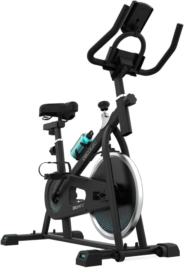 Cecotec DrumFit Indoor 6000 Forciis Indoor Exercise Bike, 6 kg Flywheel, Manual Resistance, LCD Monitor, Device Holder, Bottle, Bottle Holder and Sockets - 1