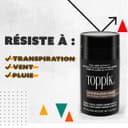 Toppik Hair Building Fibres Powder, Medium Brown, 27.5g Bottle - for A Thicker-looking Hairline, Crown and Beard, Instant Thinning Concealer for Men and Women ​ - 3
