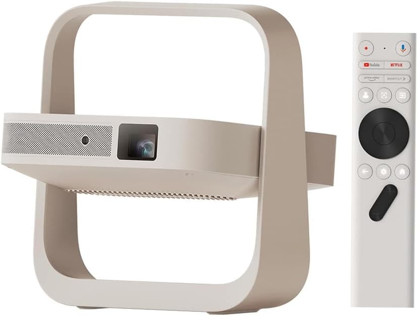 XGIMI Elfin Flip Vidéoprojecteur 1080P FHD, Netflix sous Licence, Rotation à 150°, 400 ISO Lumens, Adaptation de l'écran, 2 x Haut-Parleur 3 W intégrés, Wi-FI, Bluetooth - 1