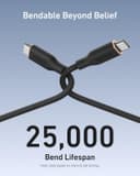 Anker USB C Cable, 240W Type C Flow Cord, Fast Charging for MacBook Pro, iPhone 17/16/15, iPad Pro, Samsung Galaxy,and More (USB 2.0, 6FT, Black) - 5
