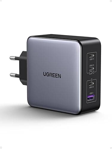 UGREEN USB-C Charger, Nexode X 160W PD 3.1 Power Supply 140W GaN Charger 4 Port Fast Charger PPS 45W Compatible with MacBook Pro 16"" 2021, iPhone 15 Pro Max, Galaxy S24 Ultra, Vision Pro, 35040