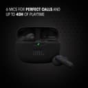 JBL Wave Beam 2, Wireless Noise Cancelling Bluetooth Earbuds with 40h Playtime, JBL Pure Bass Sound, Smart Ambient Technology and Multi-Point Connection, Closed-Back Stick Design, White - 2