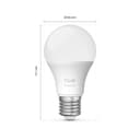 Philips Hue Essential LED A60 Smart Bulb, White and Color Ambiance, E27 Base, 8W, 2200K-6500K, 806 Lumens, Dimmable B22 LED Bulb, Smart Lighting Works with Alexa, Google Assistant, Apple Home, 4 Pack - 2