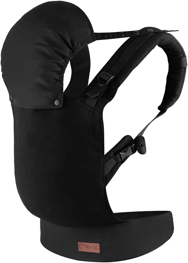 MoMi Collet Baby Carrier for Children Aged 3-48 Months (4-20 kg Body Weight), 2 Carrying Positions with 6 Adjustment Points, with Hood and Head Support for Baby - 1