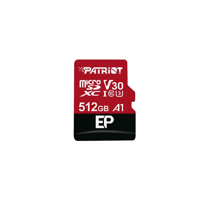 Patriot 512GB A1 V30 Micro SD Card for Android Phones and Tablets, 4K Video Recording - PEF512GEP31MCX - 1