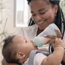 MAM | Lot de 2 biberons Easy Start Anti-Colique 2+ mois débit moyen (2 x 260 ml) Menthe + Coton – Biberon pour réduire les coliques et l'inconfort de bébé – Biberon bébé compatible avec l'allaitement - 3