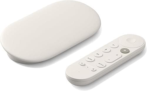 Google 4K TV Streamer - Fast Entertainment Stream to Your TV with Voice Search Remote - Watch Movies, Shows, Live Shows and Netflix in 4K HDR