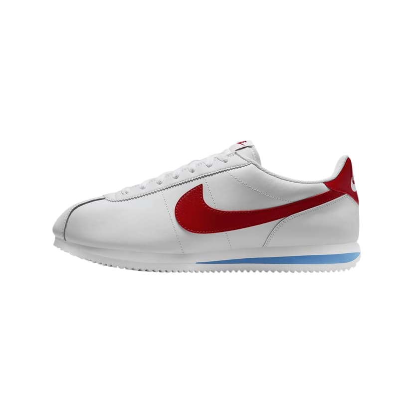 Nike Men's Cortez Shoes, White/Varsity Red/Varsity Blue, 6 - 1