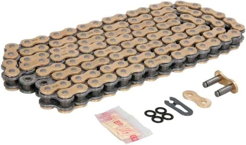 D.I.D. 520VX3GB-118 D.I.D 520VX3GB-118 DID 520VX3 X-Ring Chain 118 Link, Gold - 1