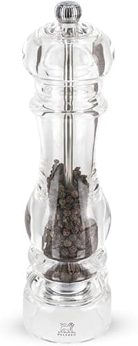 Peugeot - Nancy Manual Pepper Mill - Adjustable Grinder - Acrylic, Clear, 22 cm