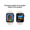 Apple Watch SE (2ᵉ génération) 40 mm GPS Montre connectée avec Boîtier en Aluminium lumière stellaire et Bracelet Sport lumière stellaire (S/M). Suivi activité et Sommeil, détection Accidents - 4
