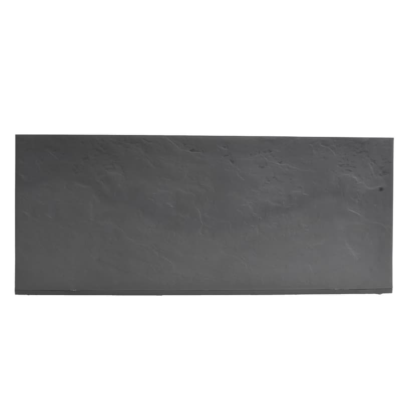 EDA Plastics Planter VOLCANIA "stone decor" anthracite gray - 99.5 x 39 x 43 - 5
