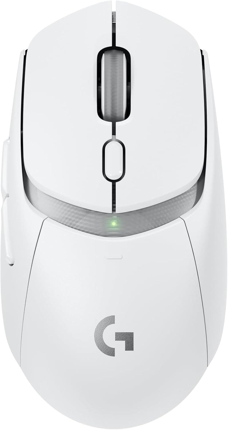 Logitech G309 LIGHTSPEED Mouse gaming wirelessleggero, interruttori ibridi LIGHTFORCE, sensore HERO 25K, oltre 300 ore con batteria AA, 6 pulsanti programmabili, PC e Mac - Bianco - 1
