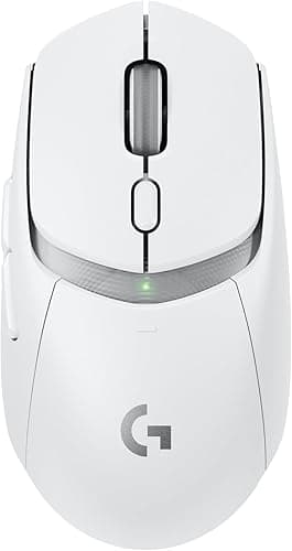 Logitech G309 LIGHTSPEED Mouse gaming wirelessleggero, interruttori ibridi LIGHTFORCE, sensore HERO 25K, oltre 300 ore con batteria AA, 6 pulsanti programmabili, PC e Mac - Bianco
