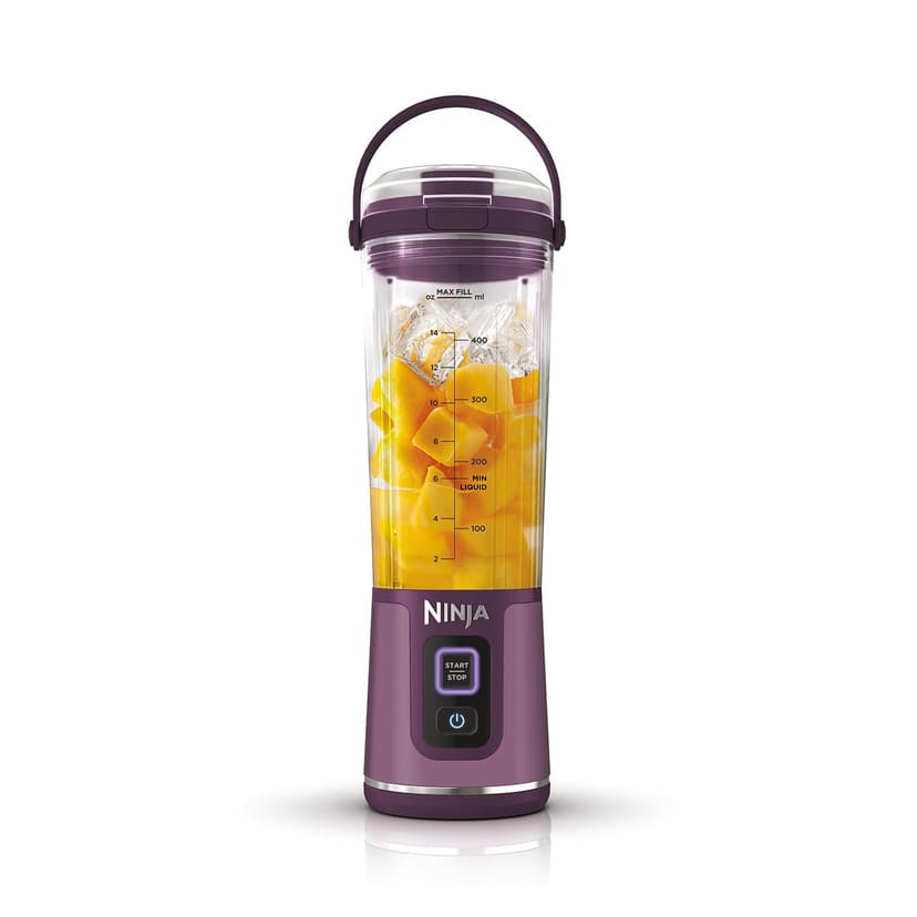 Ninja Blast BC151EUPR Portable Blender/Blender/Smoothie Maker, 530 ml Cup, Leak-proof Lid, Powerful Mini Stand Mixer, Wireless & Rechargeable, Crushes Ice & Fruit, Purple, - 1