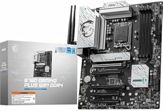 MSI B760 GAMING PLUS WIFI DDR4 Motherboard, ATX - Support…