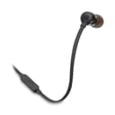 JBL T110 Universal In-Ear Headphones with Remote Control and Microphone, Black - 1