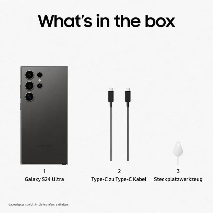 Samsung Galaxy S24 Ultra 17,3 cm (6.8") Double SIM 5G USB Type-C 12 Go 256 Go 5000 mAh Noir, Titane - 4