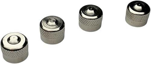 BMW 36121120779 Lot de 4 Capuchons de Valve en métal pour Roue de Voiture