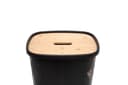 EDA Wood Pellet Box XL Black 45 kg - 3