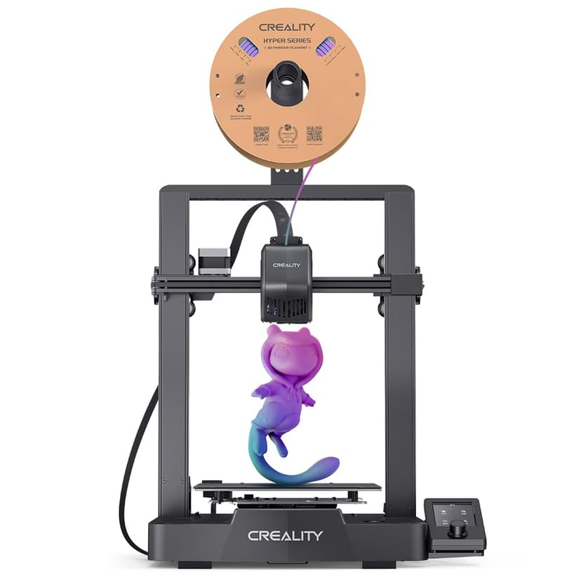 Creality Ender 3 V3 SE 3D Printer with CR Touch Auto Leveling, Sprite Direct Extruder, Dual Z & Y-axis, 250mm/s FDM Speed and 8.66 x 8.66 x 9.84in Print Size - Upgraded for Easy Beginners - 1