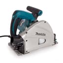 Makita Makita Plunge Circular Saw 1300 W 165 mm in Mak-Pac Box + Guide Rail 1400 mm – SP6000J1 - 2