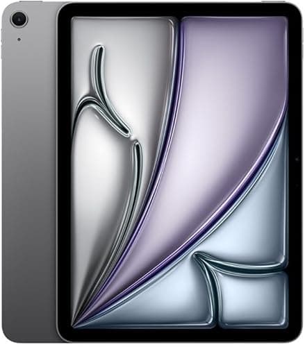 Apple iPad Air 11 Inch with M3 Chip: Designed for Apple Intelligence, Liquid Retina Display, 256GB, 12MP Front/Rear Cameras, Wi-Fi 6E, Touch ID, Day Battery Life - Space Gray