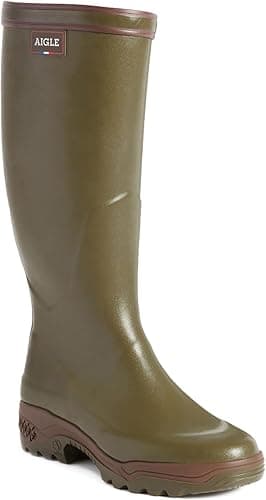 Aigle PARCOURS 2 – Men's Anti-Fatigue Rubber Boots | Ideal for hunting, work, and farming | Long-lasting comfort | 100% waterproof | Made in France