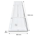 LED ATOMANT LED Ceiling Panel Surface 120 x 30 cm 48 W, CCT (Warm, Neutral and Cool White Colour Selector), 5000 Lumens, Driver Included - 5