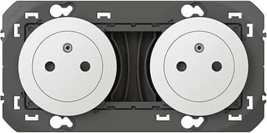 LEGRAND - Prise Double Murale 16A avec Terre dooxie Surfa…