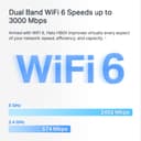 Mercusys Halo H3000X Mesh WiFi System, Wi-Fi 6 AX3000 Dual Band Router & Repeater, 3 Gigabit Ports, MU-MIMO, WPA3, Child Lock, Suitable for 3-5 Bedroom Homes - 4