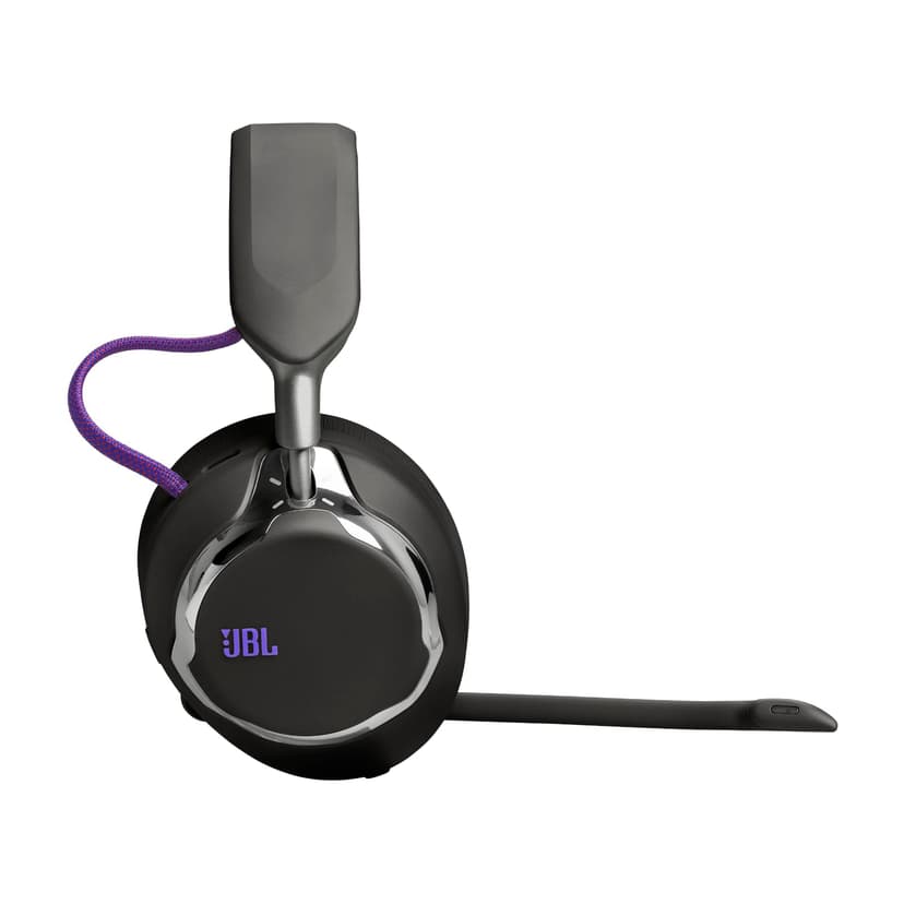 JBL Quantum 950 Casque Gaming sans Fil Bluetooth multiplateforme avec Son Spatial JBL Quantum et Suivi des mouvements, Micro Anti-Bruit, câble USB-C, 50 h d'autonomie, pièces remplaçables, Noir - 4