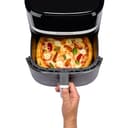 Russell Hobbs Air Fryer XXL 8,3L Rapid Air (Compact, Silencieux, Pizza Ø 26cm) Friteuse sans huile (9-en-1, Cuit, gril, rôtit et plus, économe, tactile,arrêt auto, compatible lave-vaisselle) 27632-56 - 6