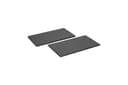 Woll Cut & Serve Chopping Board Breakfast Set 2-Piece 27 x 15 cm, 7 mm High, FSC Certified Paper Composite, BPA and VOC-Free, Heat Resistant up to 175°C, Dishwasher Safe, Matte Black - 1