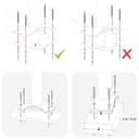 vidaXL Patio Retractable Side Awning 100x300cm Cream Garden Screen Canopy - 9