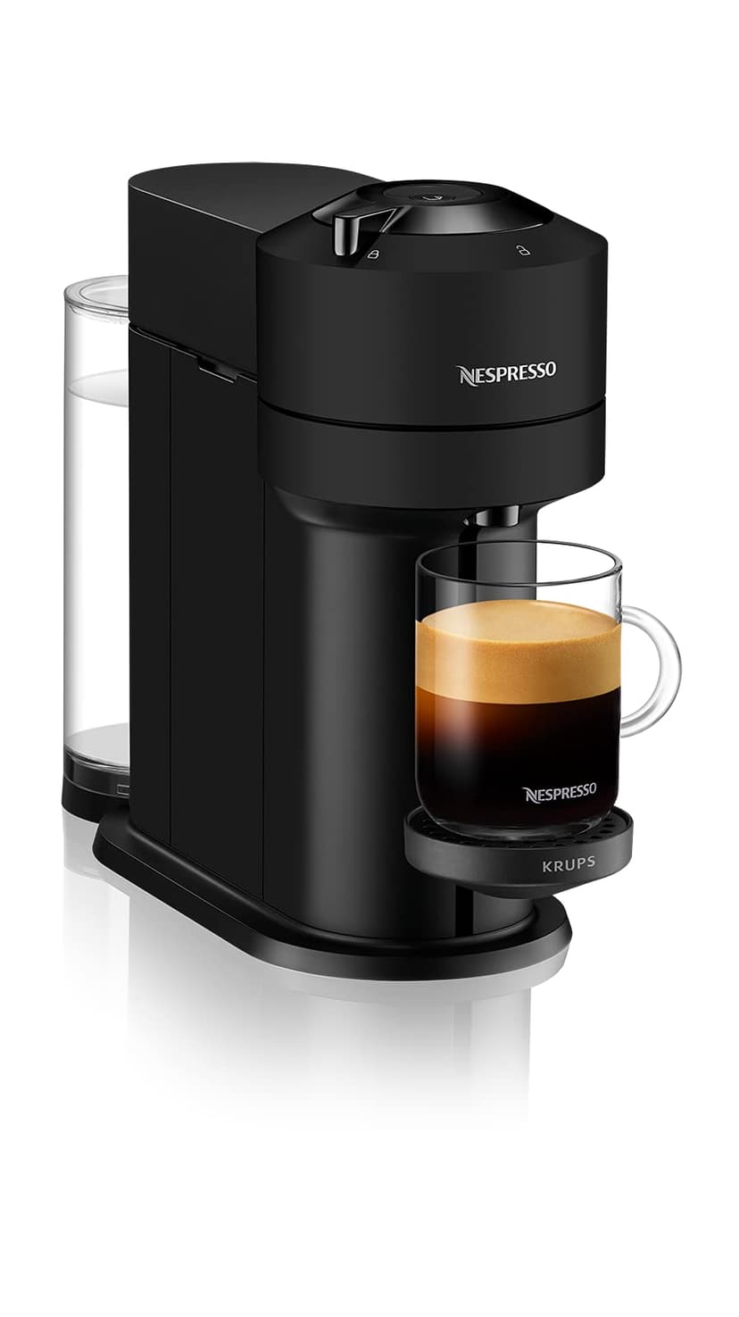 Nespresso Krups VERTUO Next XN910N Pod Coffee Maker, Krups Espresso Machine, Coffee Various Sizes, 5 Cup Sizes, Centrifusion Technology, 30s Heating, WiFi, Bluetooth, Matte Black - 6