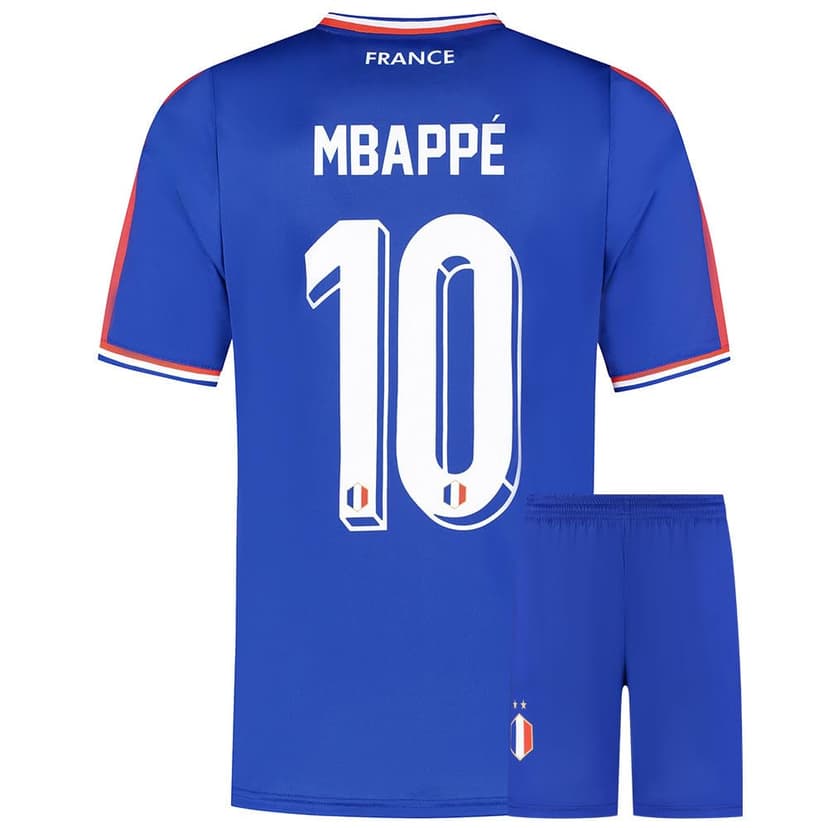 France Football Jersey Set Mbappe Home - Children and Adu… - 1