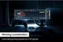 Samsung 990 PRO NVMe M.2 SSD, 4 TB, PCIe 4.0, 7,450 MB/s read, 6,900 MB/s write, Internal SSD, For gaming and video editing, MZ-V9P4T0BW - 9