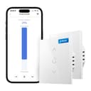 Meross Smart Roller Shutter Switch (NEUTRAL WIRE REQUIRED), Curtain Switch Compatible with Alexa and Google Home, Percent Control, Voice Control and Remote Control (2) - 1