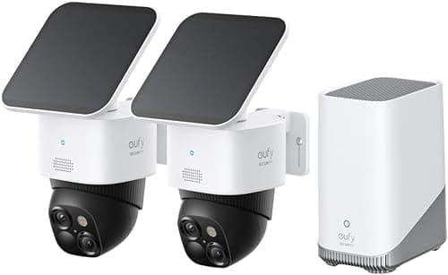 eufy Security SoloCamS340 caméra de sécurité Solaire, Cam…