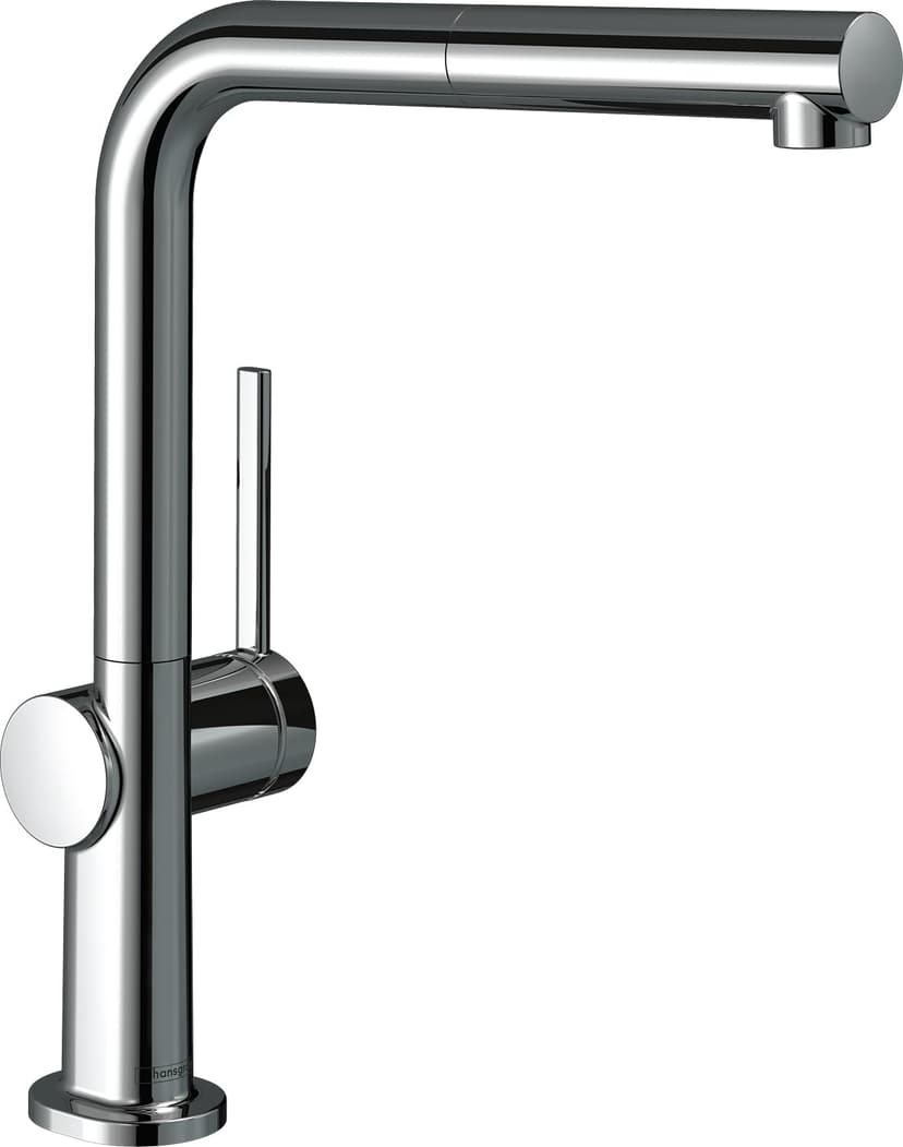 hansgrohe Talis M54 Kitchen Tap 270 with pull-out spout and Hose Box, single spray mode chrome - 1