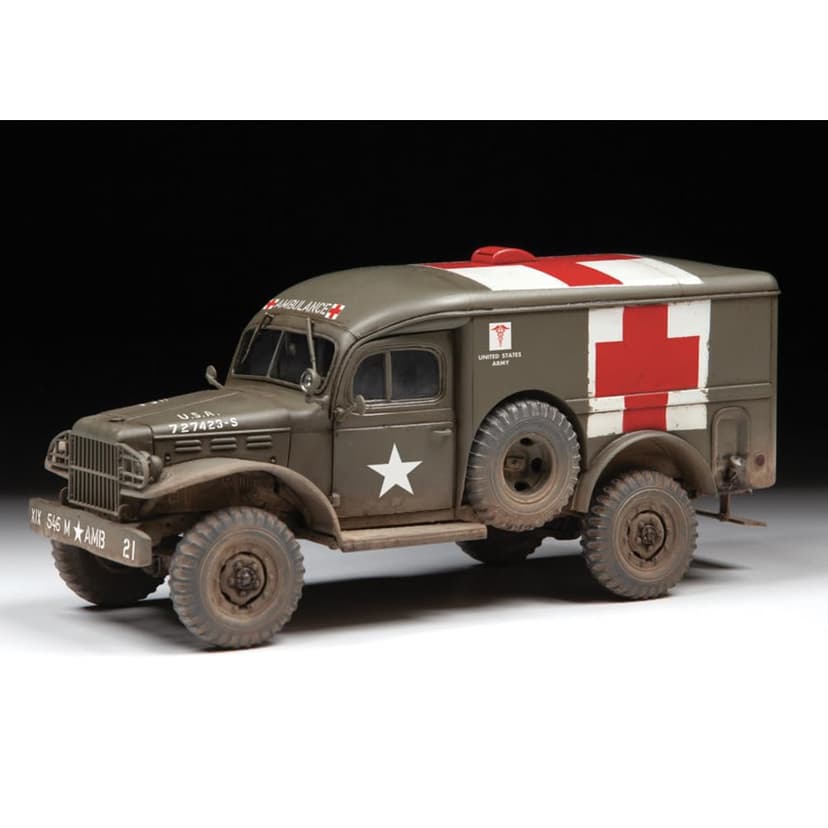 Zvezda - 1/35 WC-54 Ambulance - Plastic Model Making - Scale: 1:35 - 2