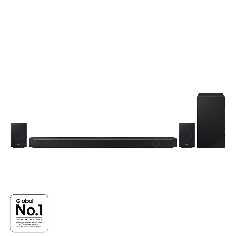 SAMSUNG HW-Q990D/ZF 2024 Dolby Atmos Wireless Soundbar, Q-Symphony, 11.1.4 Channel, SpaceFit Sound Pro and Voice Assistant Compatible - 2
